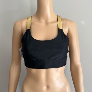 Alala black sports bra, size S small